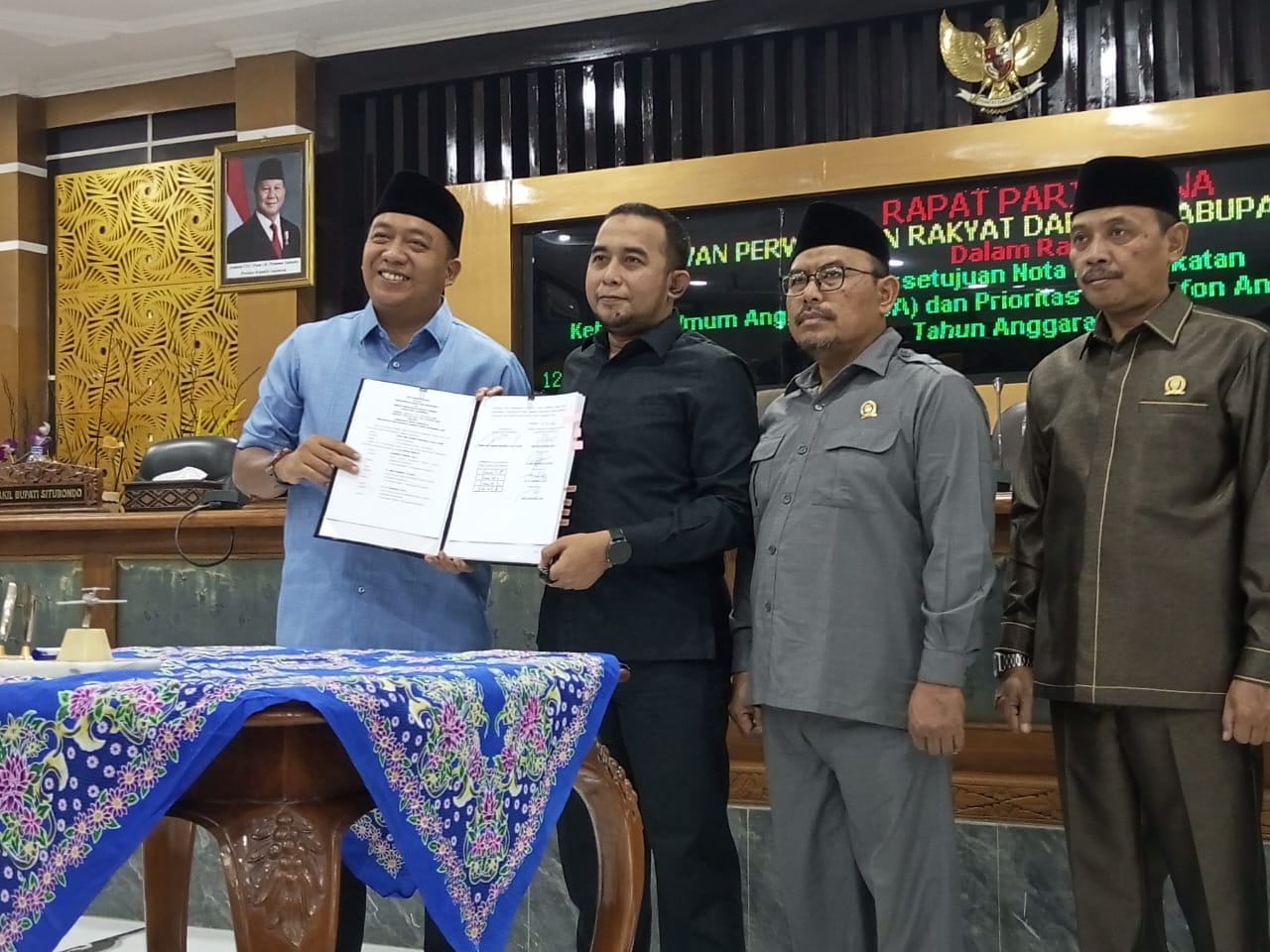 DPRD Situbondo Setujui KUA-PPAS 2026, Mas Rio : Langkah Awal Menyusun Raperda APBD 2026