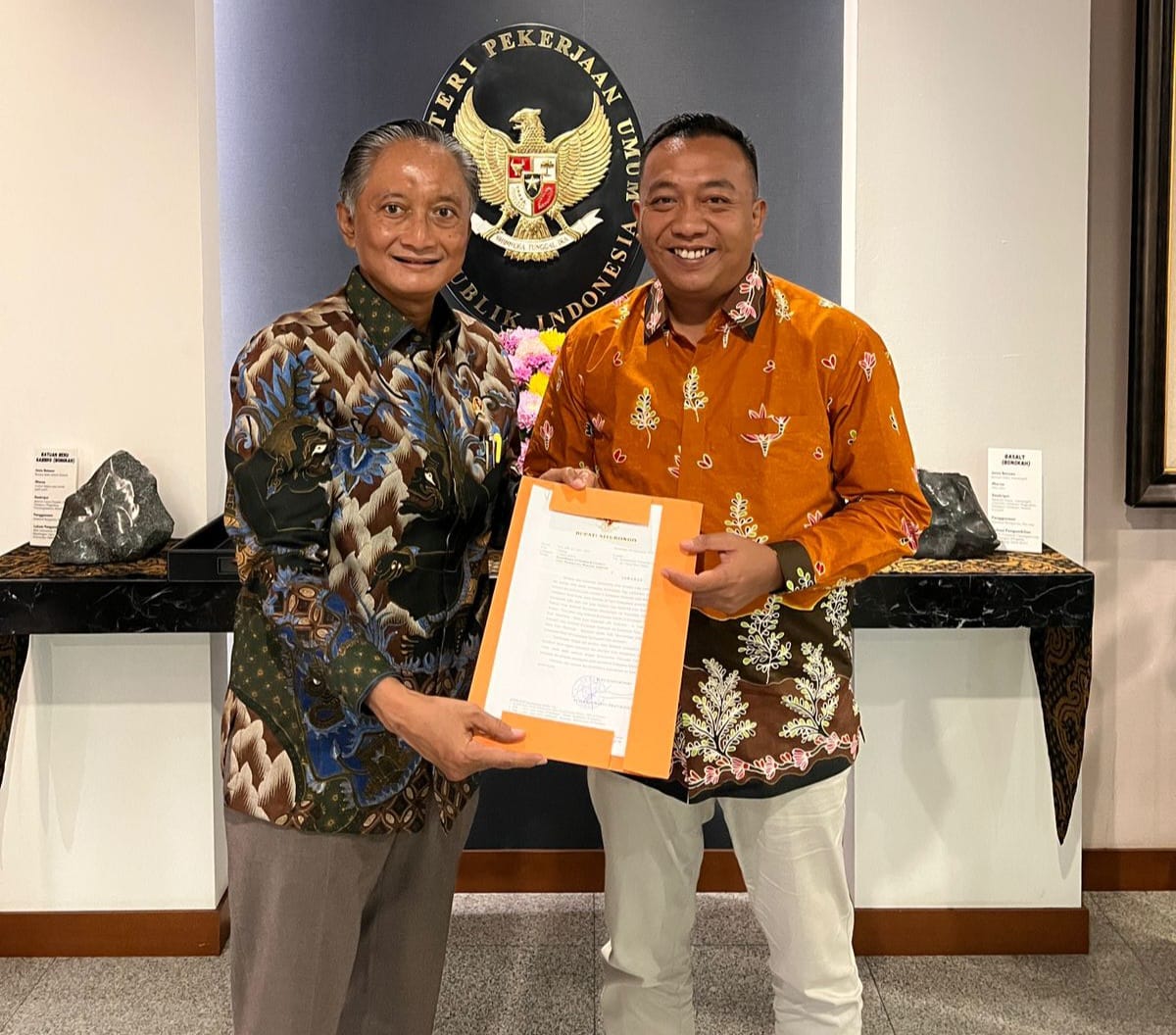 Jalan Nasional Rusak, Bupati Situbondo Temui Menteri Pekerjaan Umum