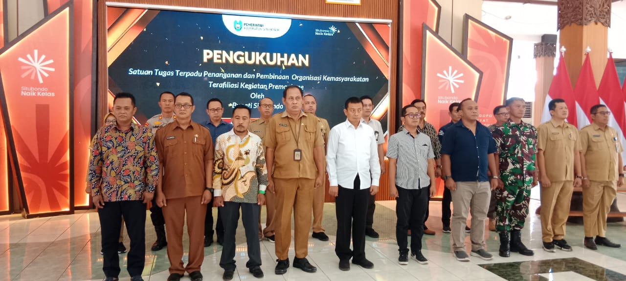 Kukuhkan Satgas Ormas Terafiliasi Premanisme, Ini Pesan Bupati Situbondo