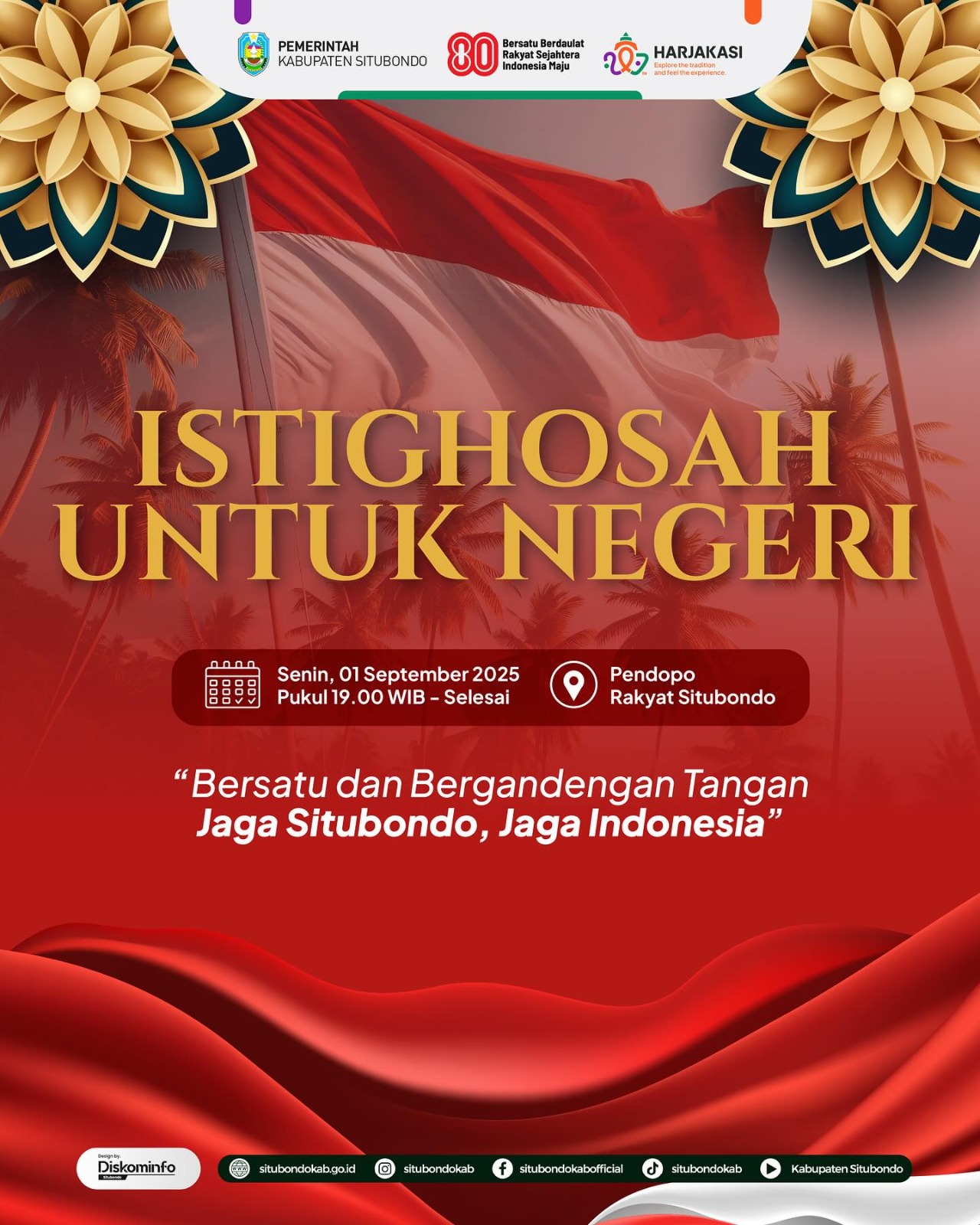Pemkab Situbondo Gelar Istighosah untuk Negeri, Bupati Ajak Warga Bersatu Jaga Indonesia