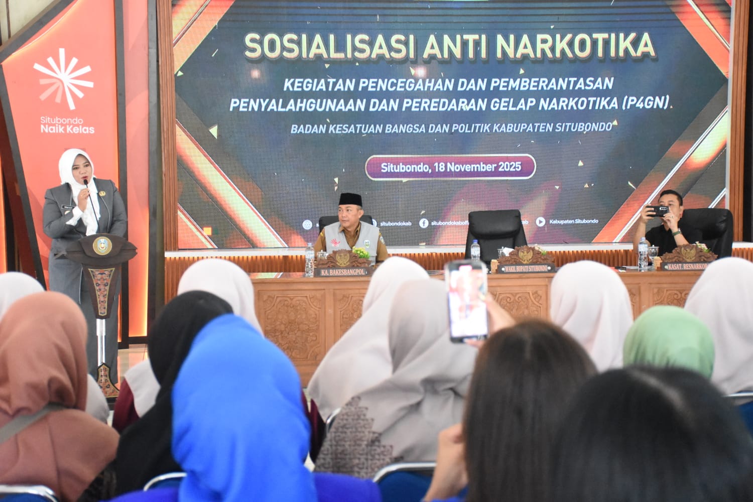Pemkab Situbondo Sosialisasikan Anti Narkotika kepada Kelompok Organisasi Wanita