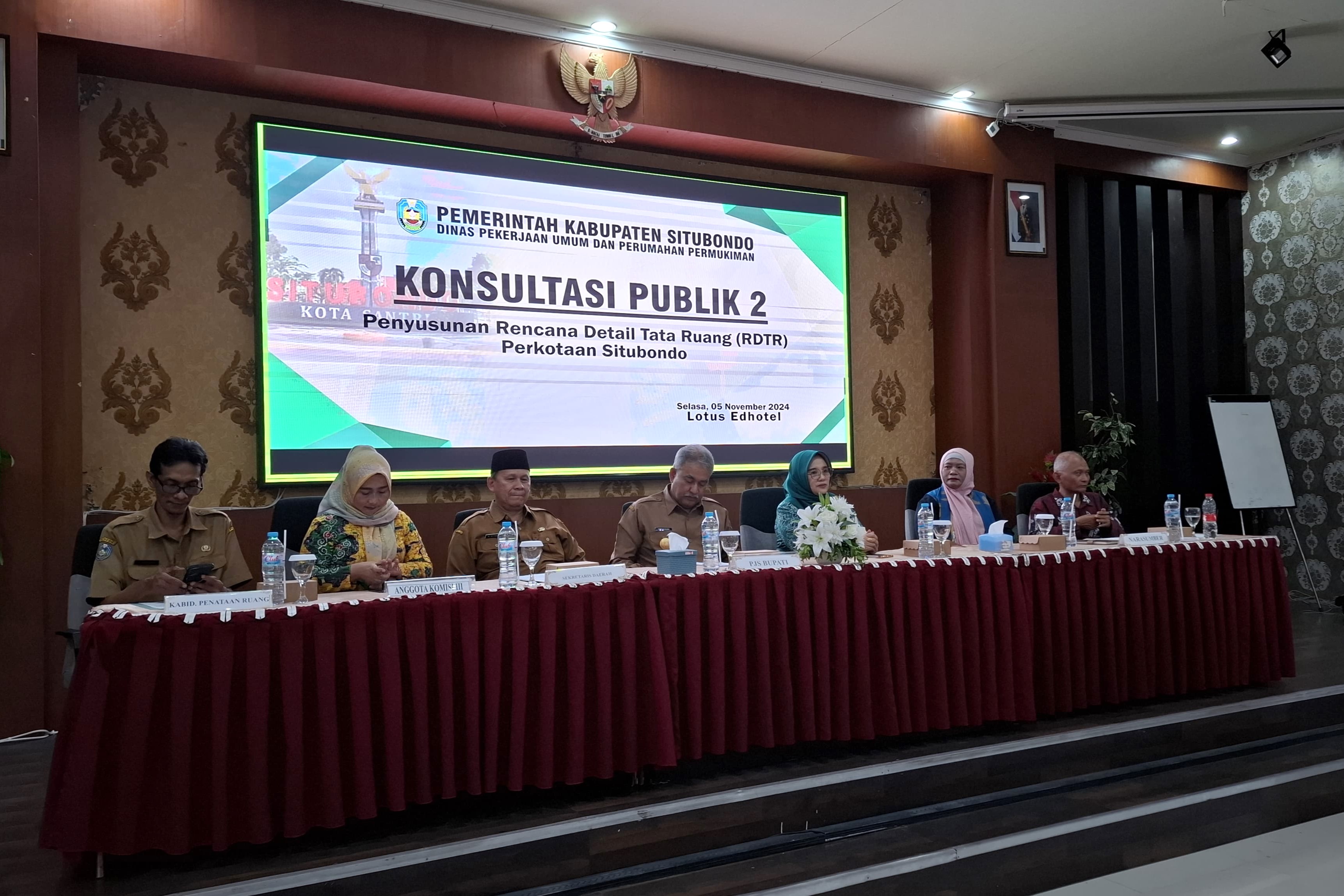 Pesan Pjs Bupati Bupati Situbondo pada Konsultasi Publik RDTR Perkotaan