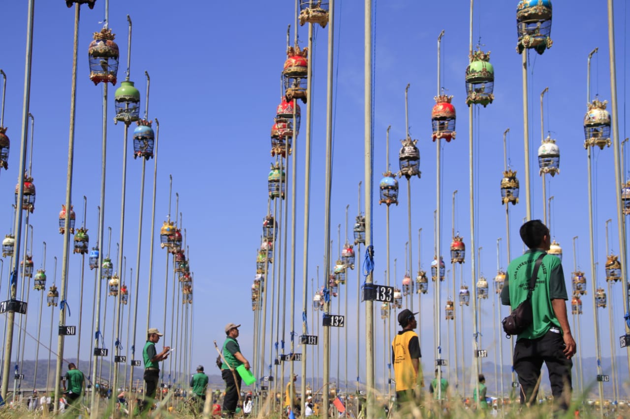 Ratusan Pecinta Burung Perkutut Meriahkan LPI Seri Ke VII Bupati Cup Situbondo