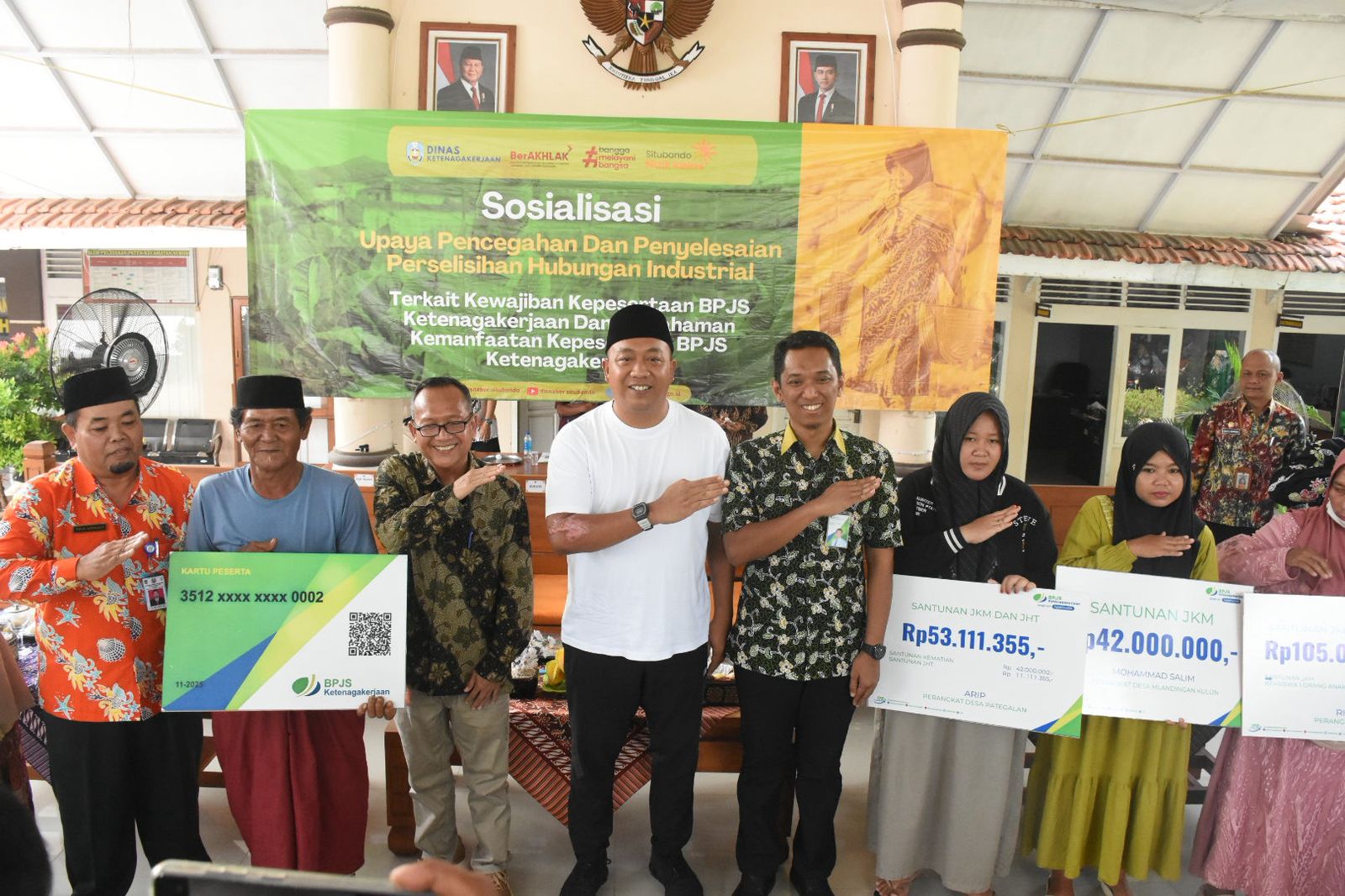 Ribuan Buruh Tani Tembakau Situbondo Didaftarkan BPJS Ketenagakerjaan Lewat Dana DBHCHT 2025